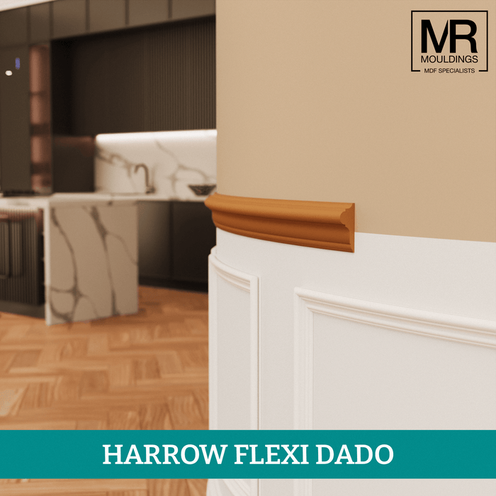 Harrow Flexible MDF Dado Mould-MR Mouldings Ltd