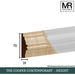 The Cooper Contemporary Tulip Dado Rail-MR Mouldings Ltd