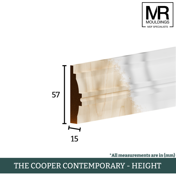 The Cooper Contemporary Tulip Panel Mould-MR Mouldings Ltd