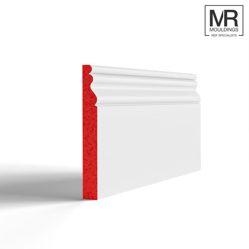 Ogee Bead Fire Rated MDF Skirting Board-MR Mouldings Ltd