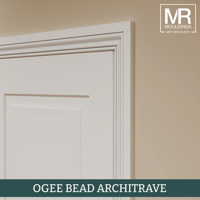 Ogee Bead MDF Architrave-MR Mouldings Ltd