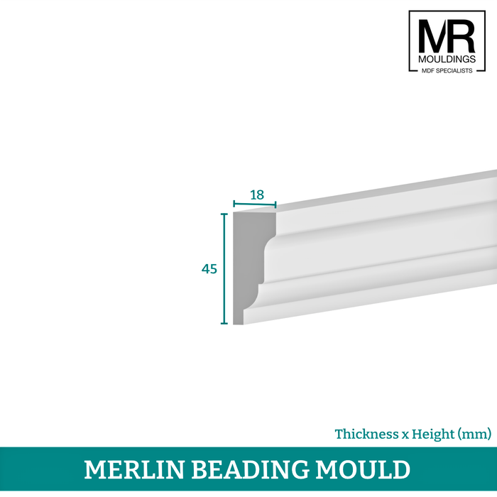 Merlin MDF Beading Moulding-MR Mouldings Ltd