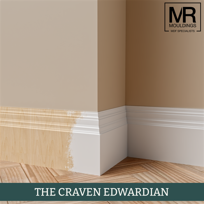 The Craven Edwardian Tulip Skirting Board-MR Mouldings Ltd