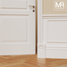 Ovolo Rosette MDF Plinth Block-MR Mouldings Ltd