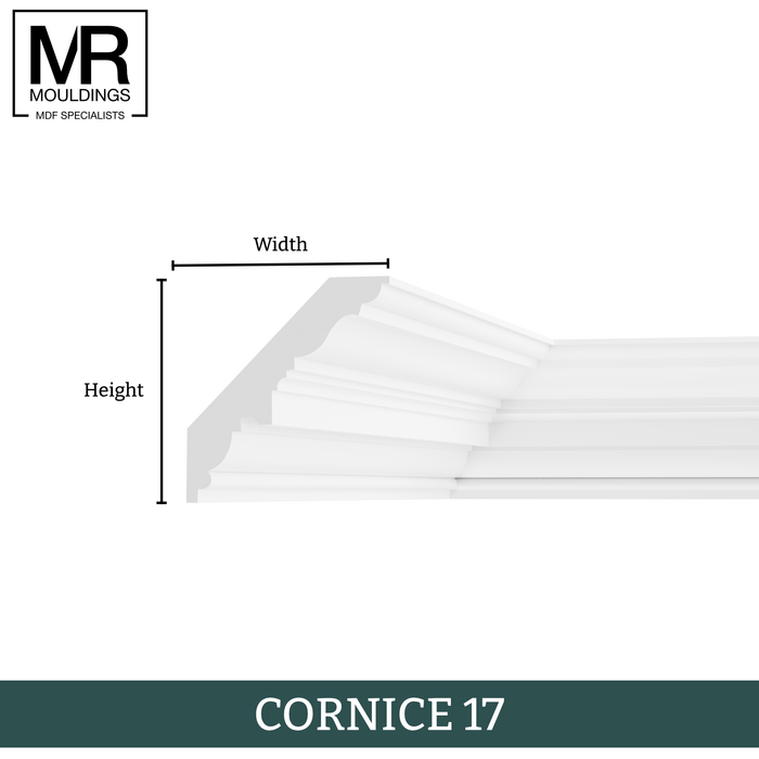 Large Victorian Tulip Cornice Coving
